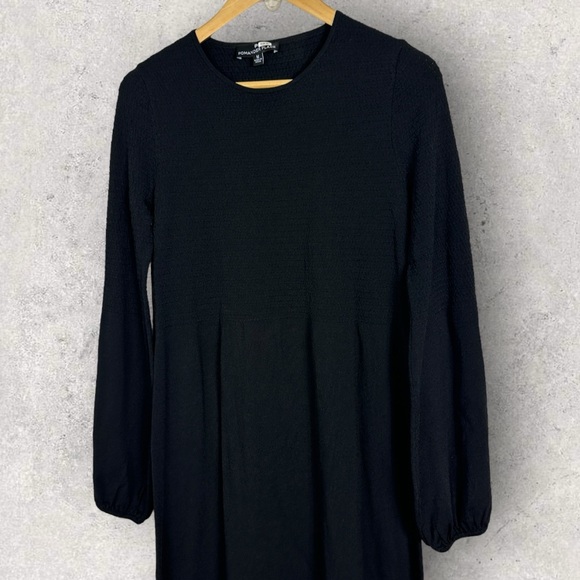 Tuckernuck Pomander Place Black Double Knit Lennox Maxi Dress Size Medium Boho M - Picture 6 of 12